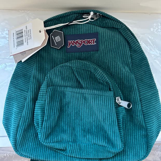 잔스포츠 하프파인트 코듀로이 백팩 그린(새상품)