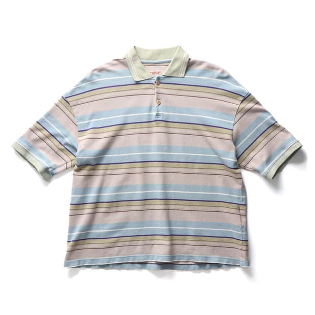 KAPITAL Multi Stripe Piquet Box Polo