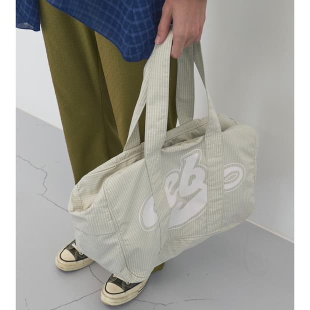 엔조블루스 체크숄더 백