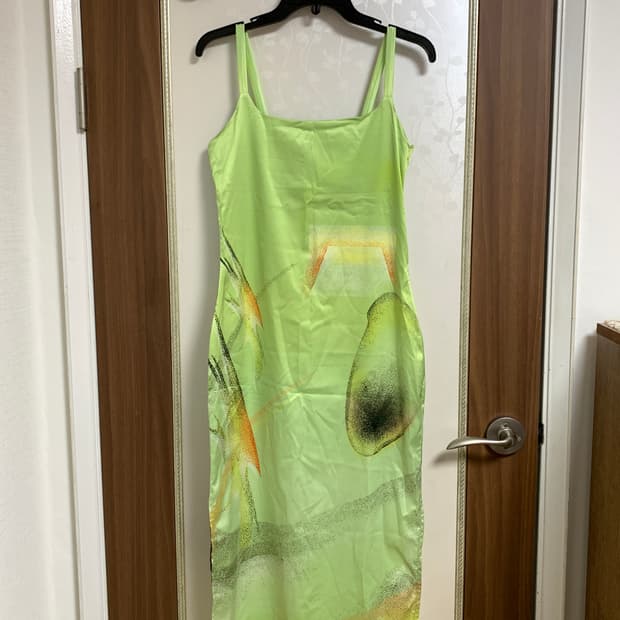 카시코 새틴 롱 원피스