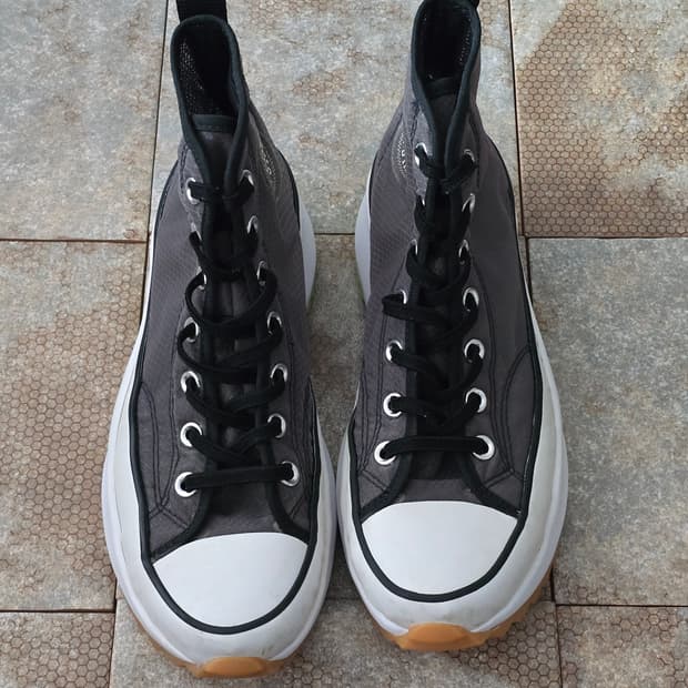 (240)컨버스 런스타 하이크 콘크리트 히트 블랙 하이 