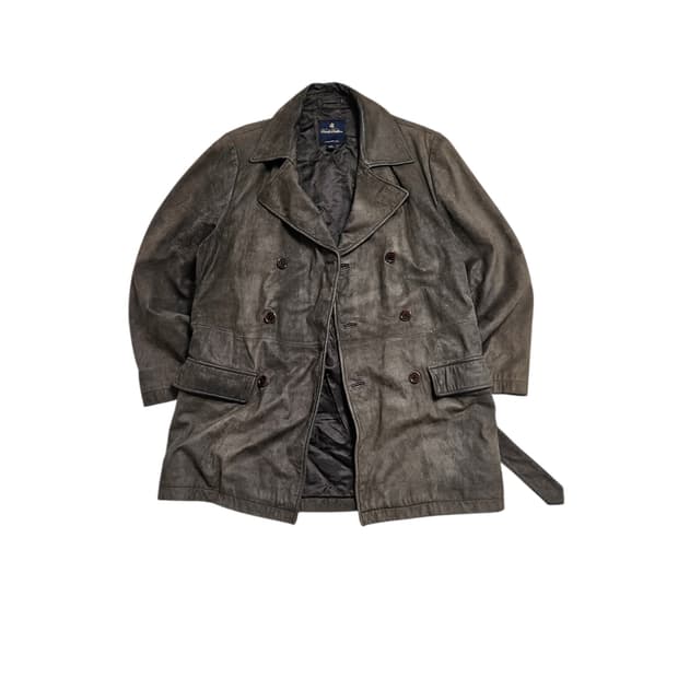 브룩스브라더스 스웨이드 트렌치 코트