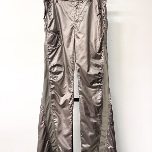 힐크릭 y2k 사이드 트랙 라인 부츠컷 팬츠