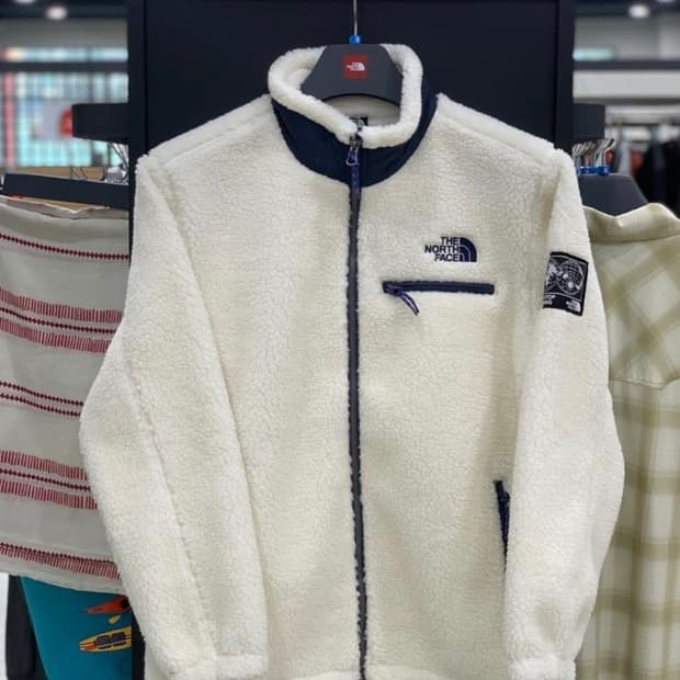 노스페이스 플리스 자켓 아이보리 2XL 110