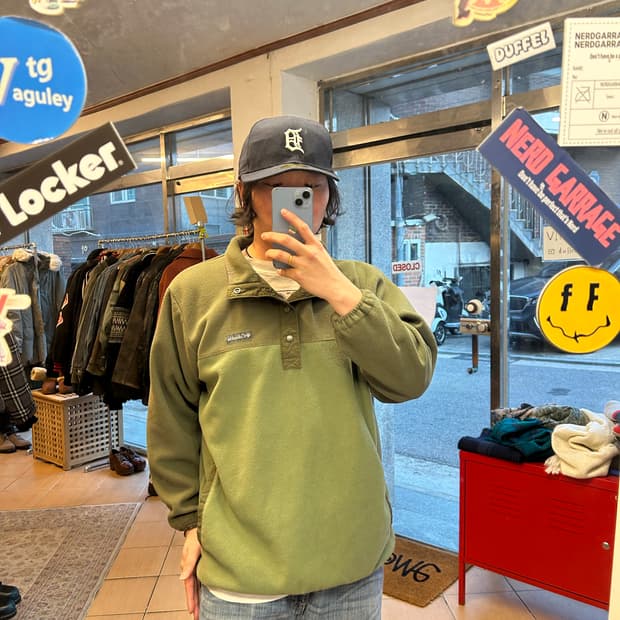 00‘s 컬럼비아 플리스 풀오버