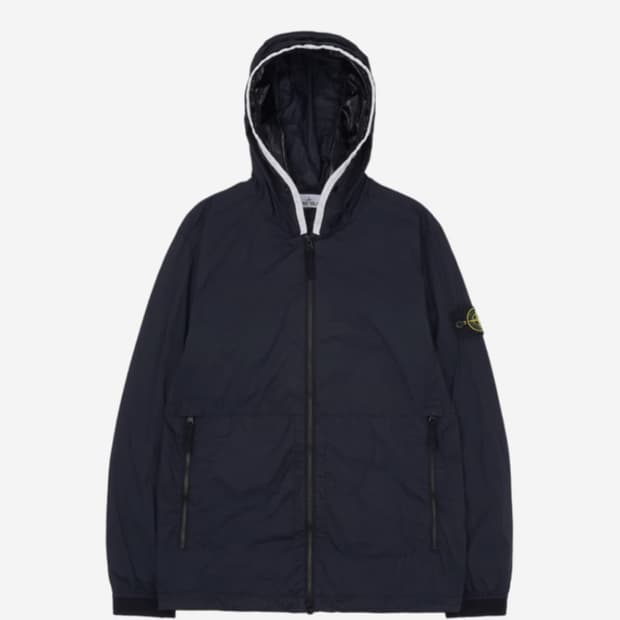 스톤아일랜드 스킨터치 바람막이 네이비 