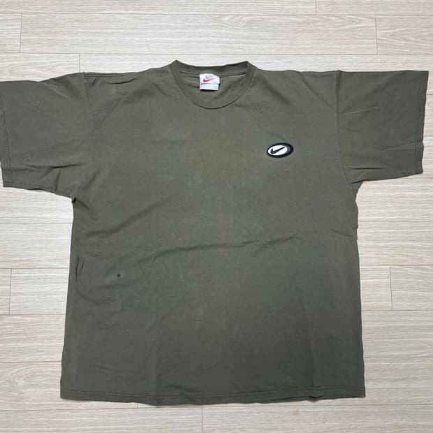 90s nike 나이키 스우시 티셔츠 made in usa