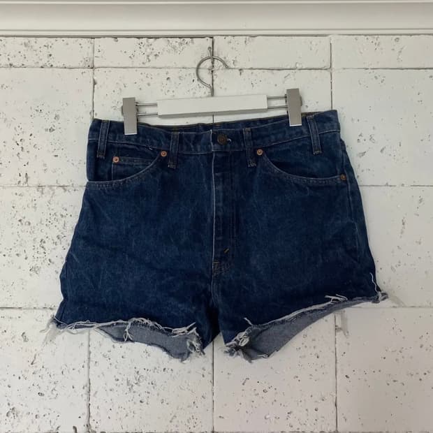 우먼32 리바이스 505 하이웨스트 숏 팬츠