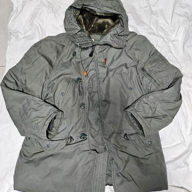 80s 오리지날 N-3B 파카 스노클 파카 L