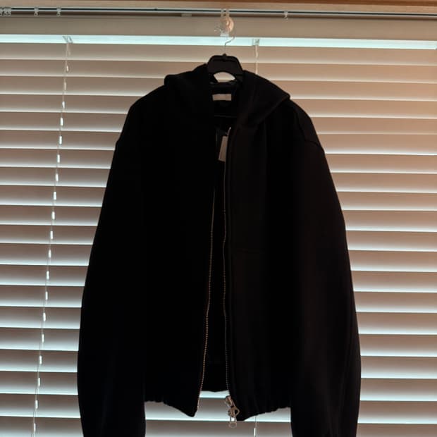 Aieul work hoodie jacket black