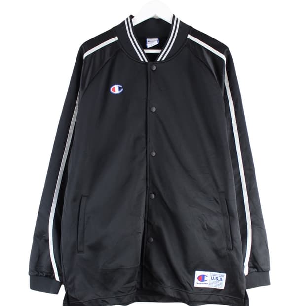 Champion 90s Print Track Jacket Black XL