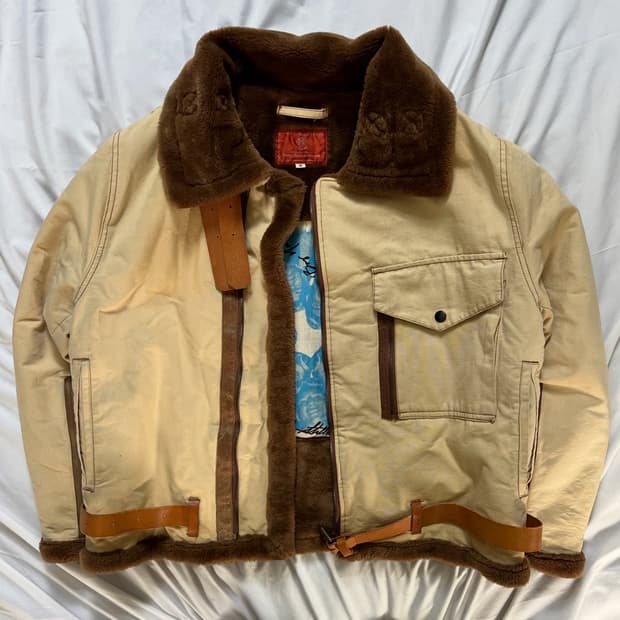 아비렉스 B-3 무스탕 자켓