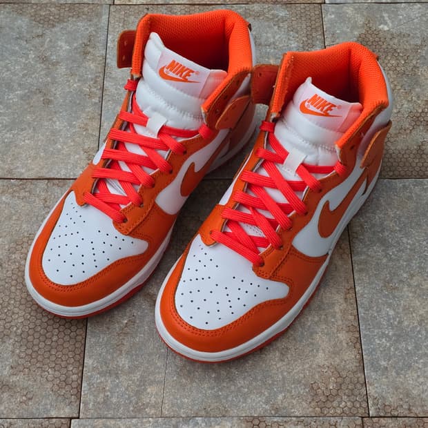 (230)나이키 덩크 하이 오렌지 블레이즈