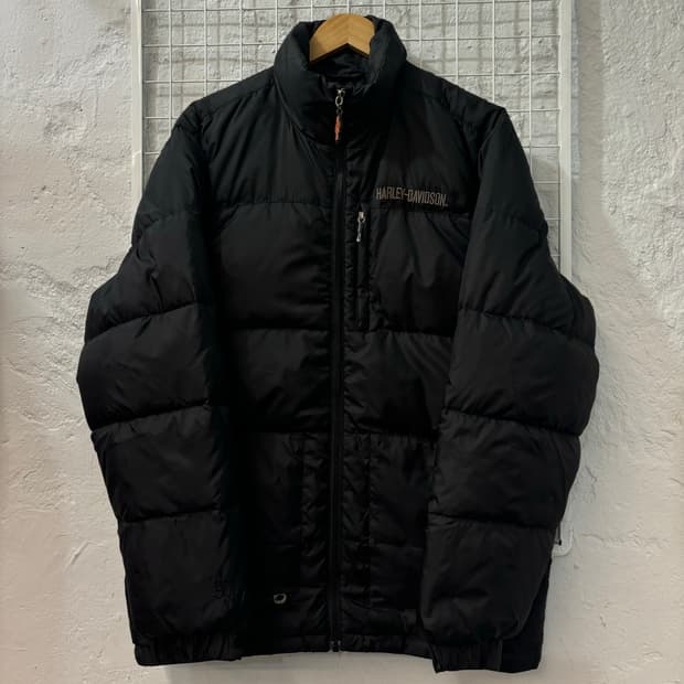 할리 데이비슨 블랙 패딩 자켓 L