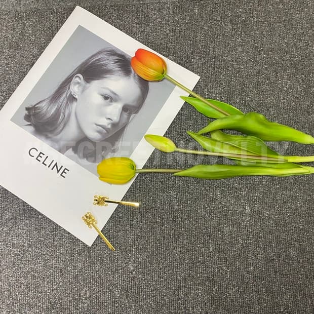 셀린느 트리옹페 미니 실핀 골드 (1ps)