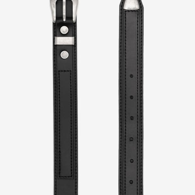 인사일런스 미니멀 레더 벨트