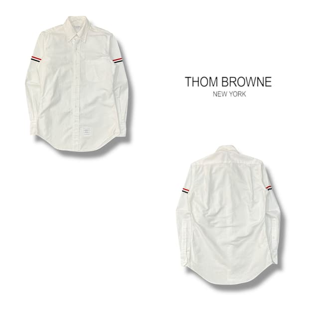 톰브라운 스트라이프 그로그랭 암밴드 셔츠 +명품감정서 y14281