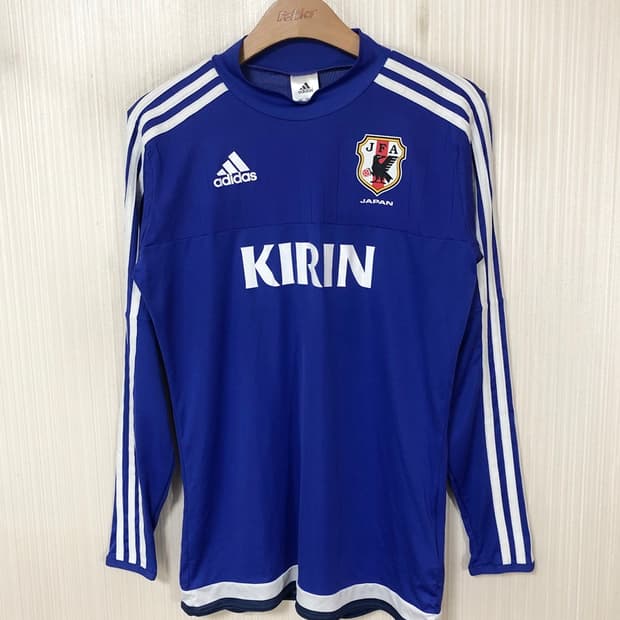 아디다스 14-15 일본축구국대 트레이닝 긴팔져지 L