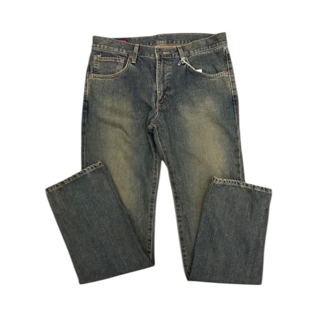 XL) 에드윈 503 레귤러 워시드 인디고 데님팬츠 BD-055