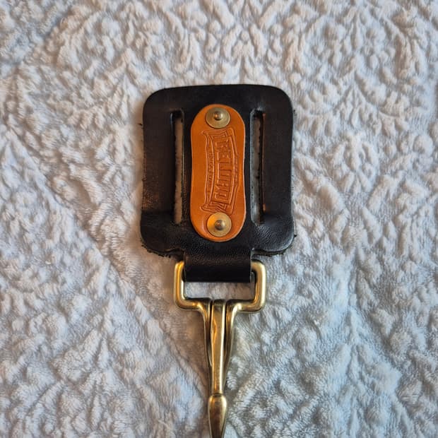 소가죽 벨트걸이 키링커넥터 (황동 부자재)