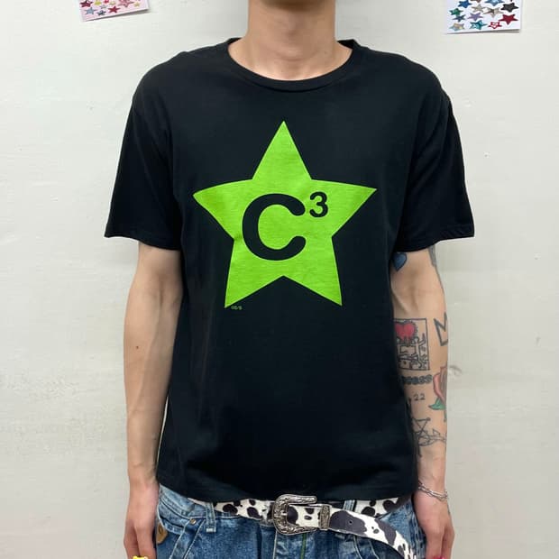 Green Big Star Annie Black T-shirt