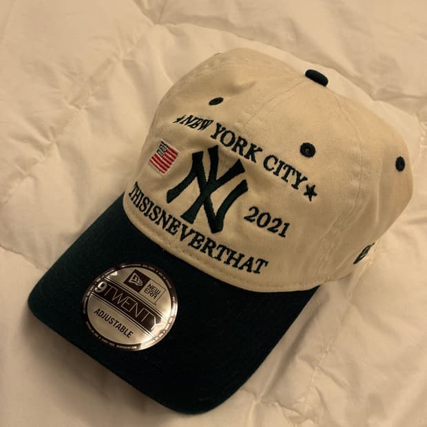 뉴에라x디스이즈네버댓 콜라보 볼캡