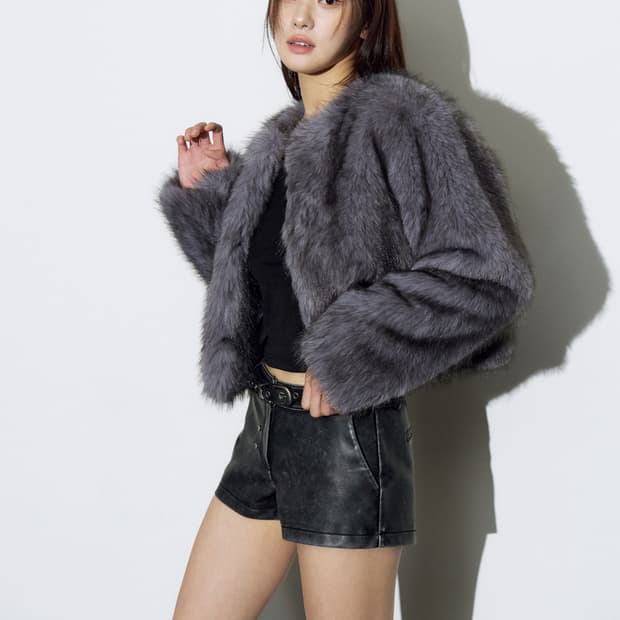 헬레네파리스 퍼자켓 그레이