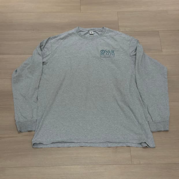 스포티앤리치 그레이 긴팔티 XL