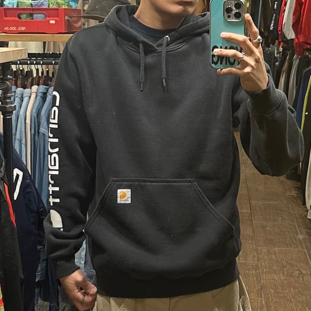 [HI] 칼하트 후드티 블랙