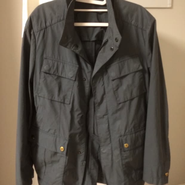 알레그리 나일론 사파리 자켓