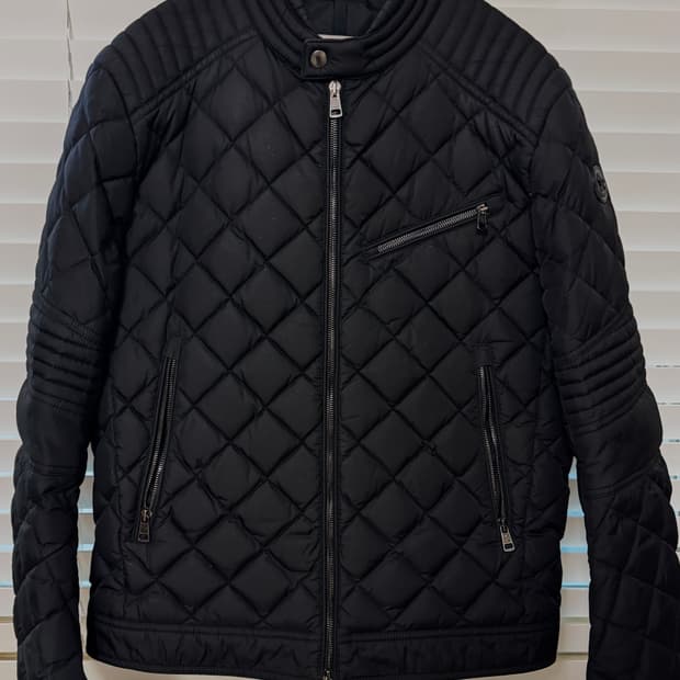 몽클레어 breitman 블랙라벨 바이커 패딩 자켓 21fw