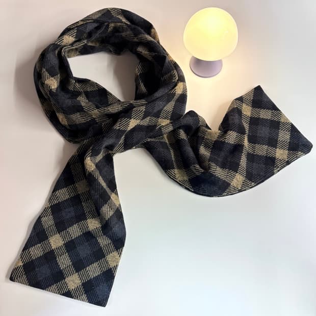 체크 페어리 히피 키치 머플러 스카트 JPN