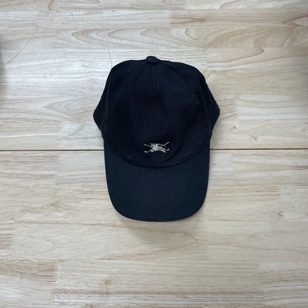 버버리 블랙 볼캡 F