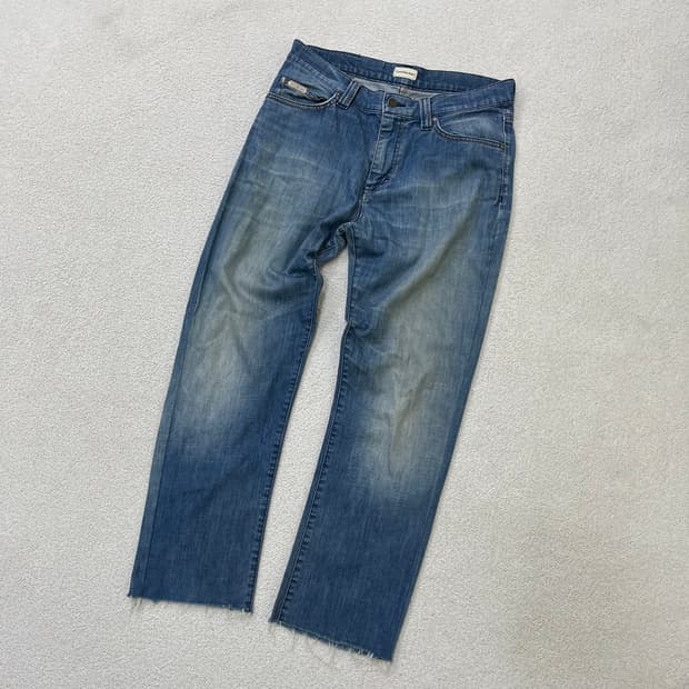 32 캘빈클라인진스 컷팅 데님 청바지 0330M