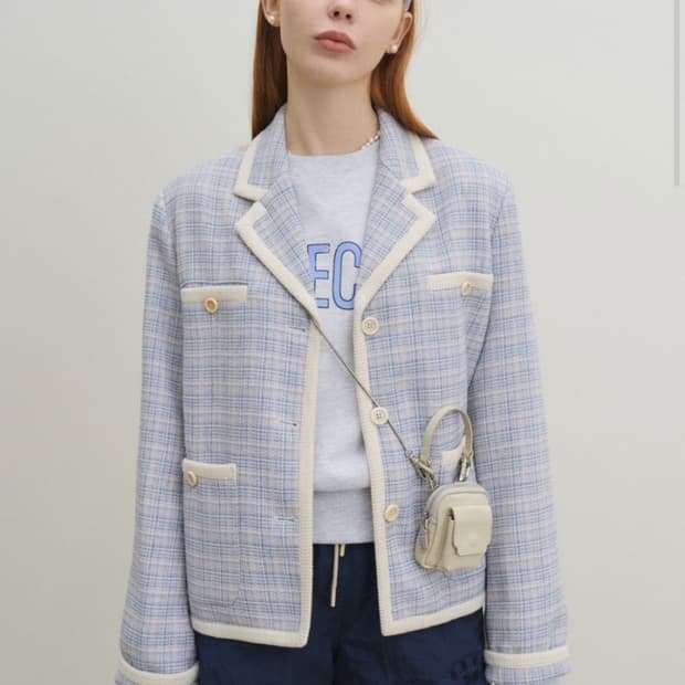 그로브스토어 코코 트위드 자켓