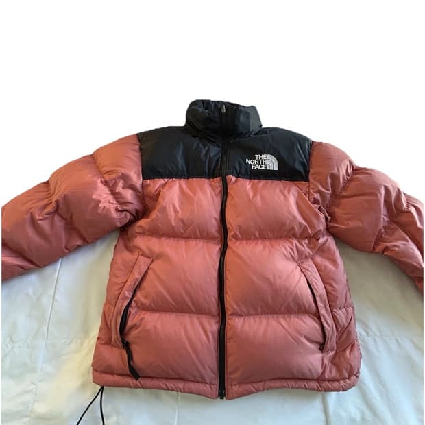 노스페이스 눕시 700 다운 재킷 로즈핑크
