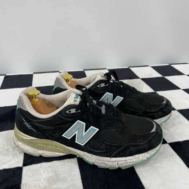483) 뉴발란스 990v3 메이드 인 USA 블랙 그린 275mm