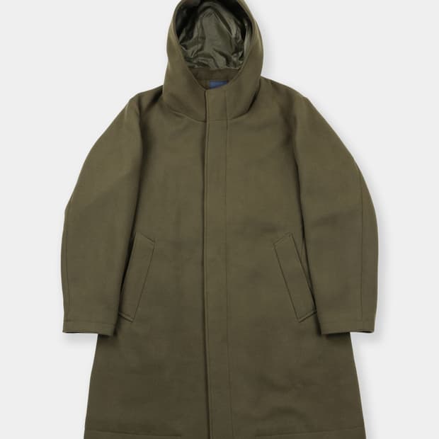 BEAMS 2WAY ZIP Hooded Coat
