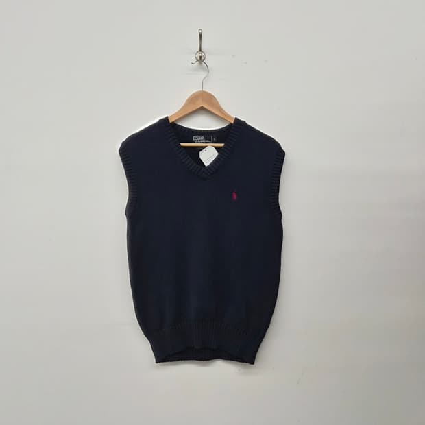 폴로 랄프로렌 니트 베스트 네이비 남여공용 L