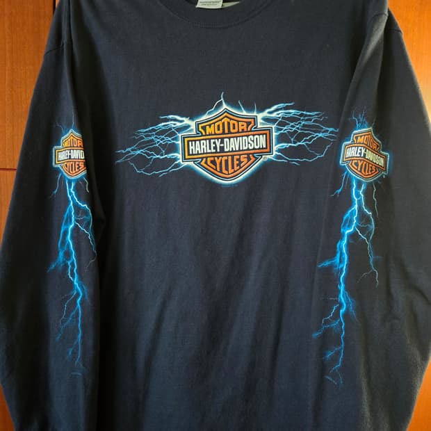 [L] 할리 데이비슨 라이트닝 롱슬리브
