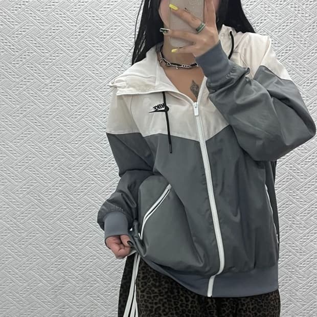 나이키 올드스쿨 레트로 윈드러너 바람막이 자켓 M C07566