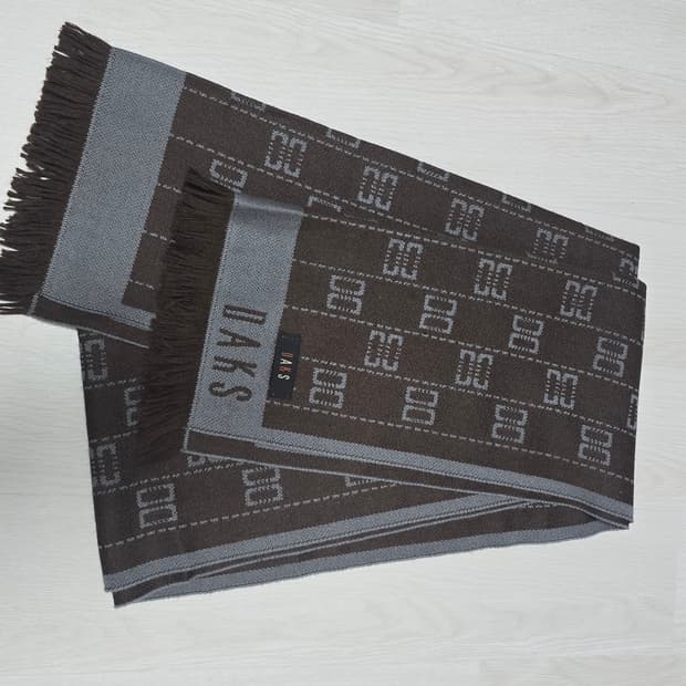 닥스 darks 패턴 퓨어 메리노울 머플러 목도리