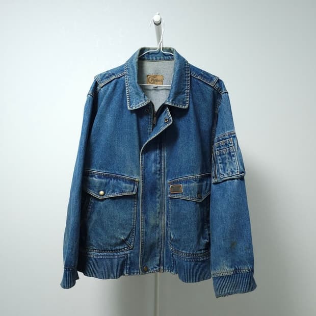 PINTOS 빈티지 데님 자켓 L