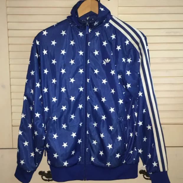 아디다스 제레미스캇 별 스타 져지 트레이닝 자켓 빈티지 y2k