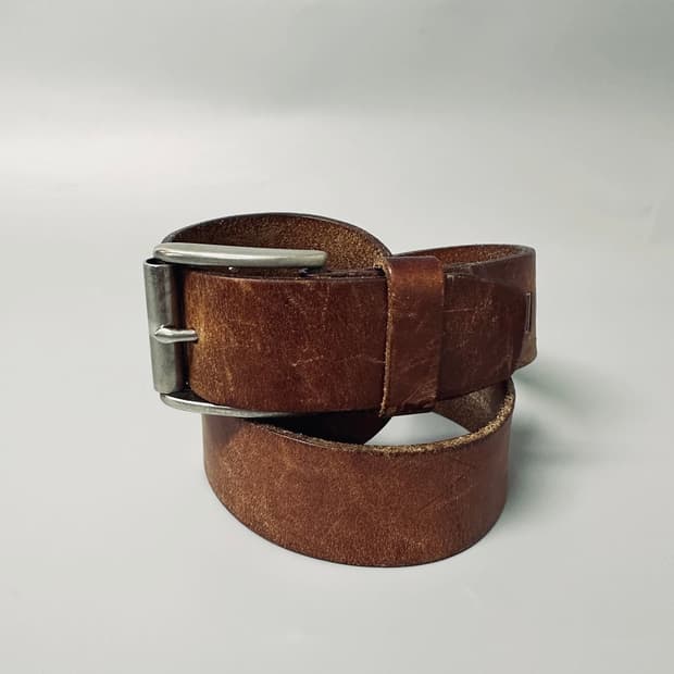 파슬 FOSSIL 브라운 가죽 레더 벨트 허리띠