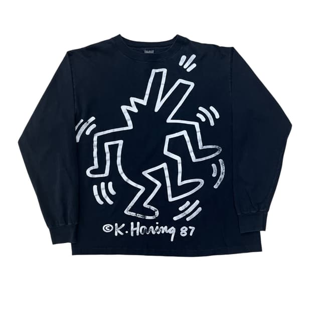 80‘s 키스헤링 빈티지 티셔츠