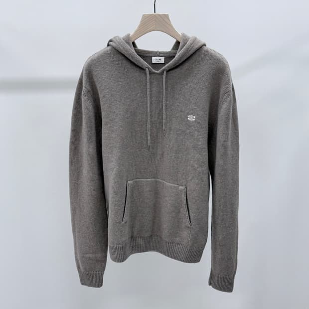 [S+급/2XL] 셀린느 트리오페 울 캐시미어 니트 후드티