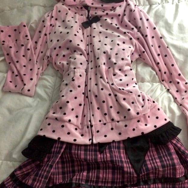 히메갸루 캐캐체 빈티지 코디셋 슈가돌 엑시즈팜 트랄랄라 쿠마미미 핑크