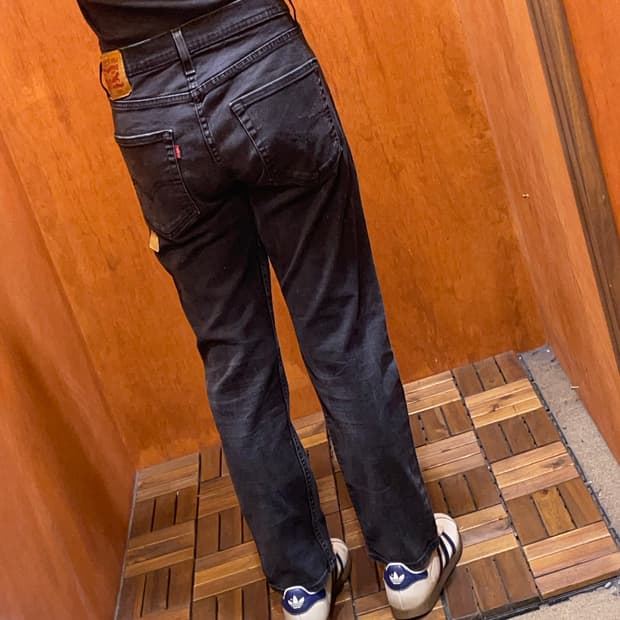 (32) Levi's 502 (리바이스 스트레이트 블랙 데님)