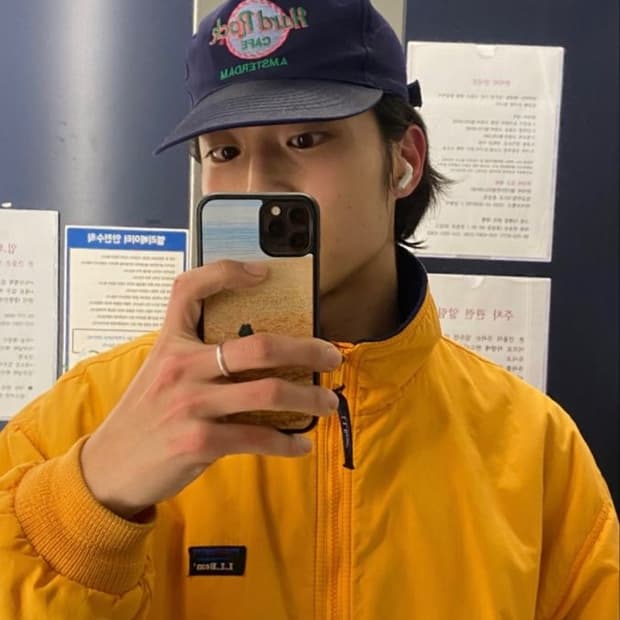 M) 엘엘빈 웜업 자켓 노랑 옐로우